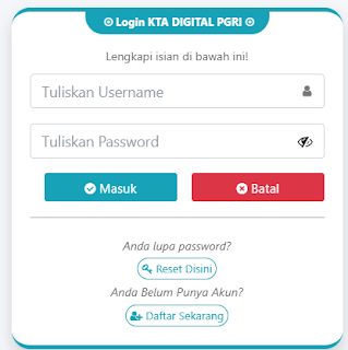 Register PGRI Binjai - Persatuan Guru Republik Indonesia Cabang Binjai